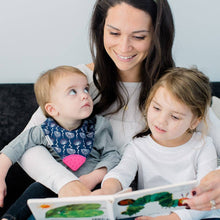 Load image into Gallery viewer, BandaBib with Teether 4-Pack: Poppy Play