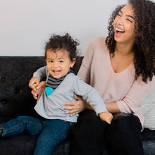 Load image into Gallery viewer, Bandana Bib with Teether 4-Pack: Ava