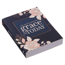 Load image into Gallery viewer, Grace for Today Navy Blue Softcover One-Minute Devotion