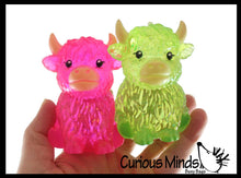 Load image into Gallery viewer, Highland Cow Shaped Ball - Thick Glue/Gel Syrup Molasses Stretch Ball Maltose- Ultra Squishy and Moldable Slow Rise Relaxing Sensory Fidget Stress Toy