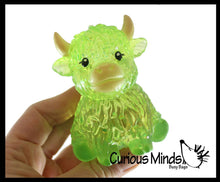 Load image into Gallery viewer, Highland Cow Shaped Ball - Thick Glue/Gel Syrup Molasses Stretch Ball Maltose- Ultra Squishy and Moldable Slow Rise Relaxing Sensory Fidget Stress Toy