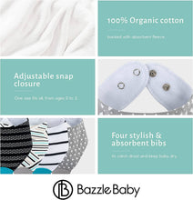 Load image into Gallery viewer, BandaBib with Teether 4-pack: Luca