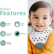 Load image into Gallery viewer, BandaBib with Teether 4-pack: Luca