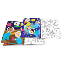 Load image into Gallery viewer, Space Adventure Dry Erase Coloring Book