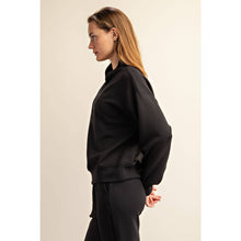Load image into Gallery viewer, MODAL POLY SPAN SCUBA LUXE HALF ZIP JACKET: True Red / L