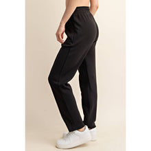 Load image into Gallery viewer, MODAL POLY SPAN SCUBA PINTUCK PANT: True Red / S