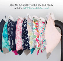 Load image into Gallery viewer, BandaBib with Teether 4-Pack: Geodes