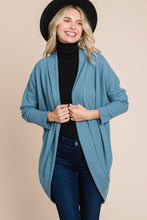 Load image into Gallery viewer, TL1748 WAFFLE KNIT CARDIGAN: MARSALA / L
