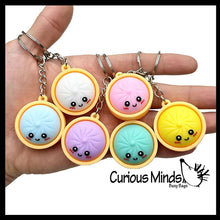 Load image into Gallery viewer, Dumpling Keychains - Cute Dumpling Steamed Bun Novelty Accessory