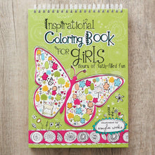 Load image into Gallery viewer, Inspirational Coloring Book For Girls