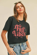 Load image into Gallery viewer, Fall Vibes Graphic Tee: TAN / S
