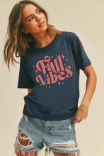 Load image into Gallery viewer, Fall Vibes Graphic Tee: TAN / M