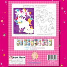 Load image into Gallery viewer, Unicorn Land Dry Erase Coloring Book