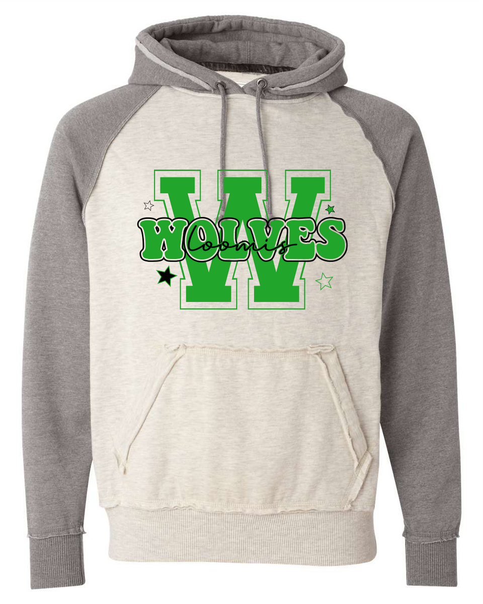 W Loomis Wolves J. America Hoodie Pretty and Fabulous Boutique