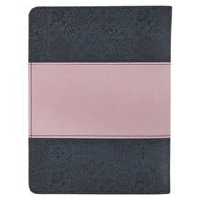 Load image into Gallery viewer, Life Lessons for Mom Gray and Pink Faux Leather Gift Book