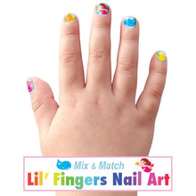 Load image into Gallery viewer, Lil' Fingers Nail Art- Mermaids & Friends