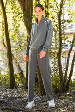 Load image into Gallery viewer, MODAL POLY SPAN SCUBA PINTUCK PANT: True Red / S