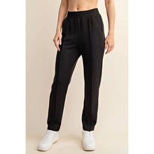 Load image into Gallery viewer, MODAL POLY SPAN SCUBA PINTUCK PANT: True Red / M