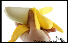 Load image into Gallery viewer, 1 Realistic Stretchy Banana - Sensory, Stress, Squeeze Fidge