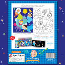 Load image into Gallery viewer, Space Adventure Dry Erase Coloring Book