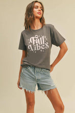 Load image into Gallery viewer, Fall Vibes Graphic Tee: TAN / S