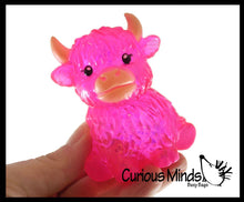 Load image into Gallery viewer, Highland Cow Shaped Ball - Thick Glue/Gel Syrup Molasses Stretch Ball Maltose- Ultra Squishy and Moldable Slow Rise Relaxing Sensory Fidget Stress Toy