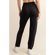 Load image into Gallery viewer, MODAL POLY SPAN SCUBA PINTUCK PANT: True Red / S
