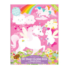Load image into Gallery viewer, Unicorn Land Dry Erase Coloring Book