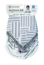 Load image into Gallery viewer, Bandana Bib with Teether 4-Pack: Ava