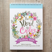 Load image into Gallery viewer, Coloring Book Wirebound The Word in Color