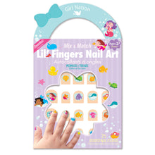 Load image into Gallery viewer, Lil' Fingers Nail Art- Mermaids & Friends