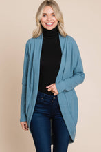 Load image into Gallery viewer, TL1748 WAFFLE KNIT CARDIGAN: MARSALA / L