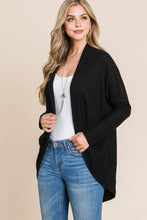 Load image into Gallery viewer, TL1748 WAFFLE KNIT CARDIGAN: MARSALA / L