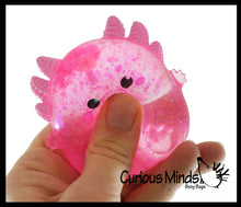 Load image into Gallery viewer, 1 Axolotl Sugar Ball - Syrup Molasses Thick Glue/Gel Stress