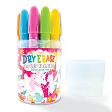 Load image into Gallery viewer, Dry Erase Twistable Gel Crayons- Unicorn Fantasy