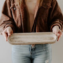 Load image into Gallery viewer, Large Rustic Wood Tray - Home Decor & Gifts