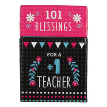 Load image into Gallery viewer, 101 Blessings for a #1 Teacher Box of Blessings