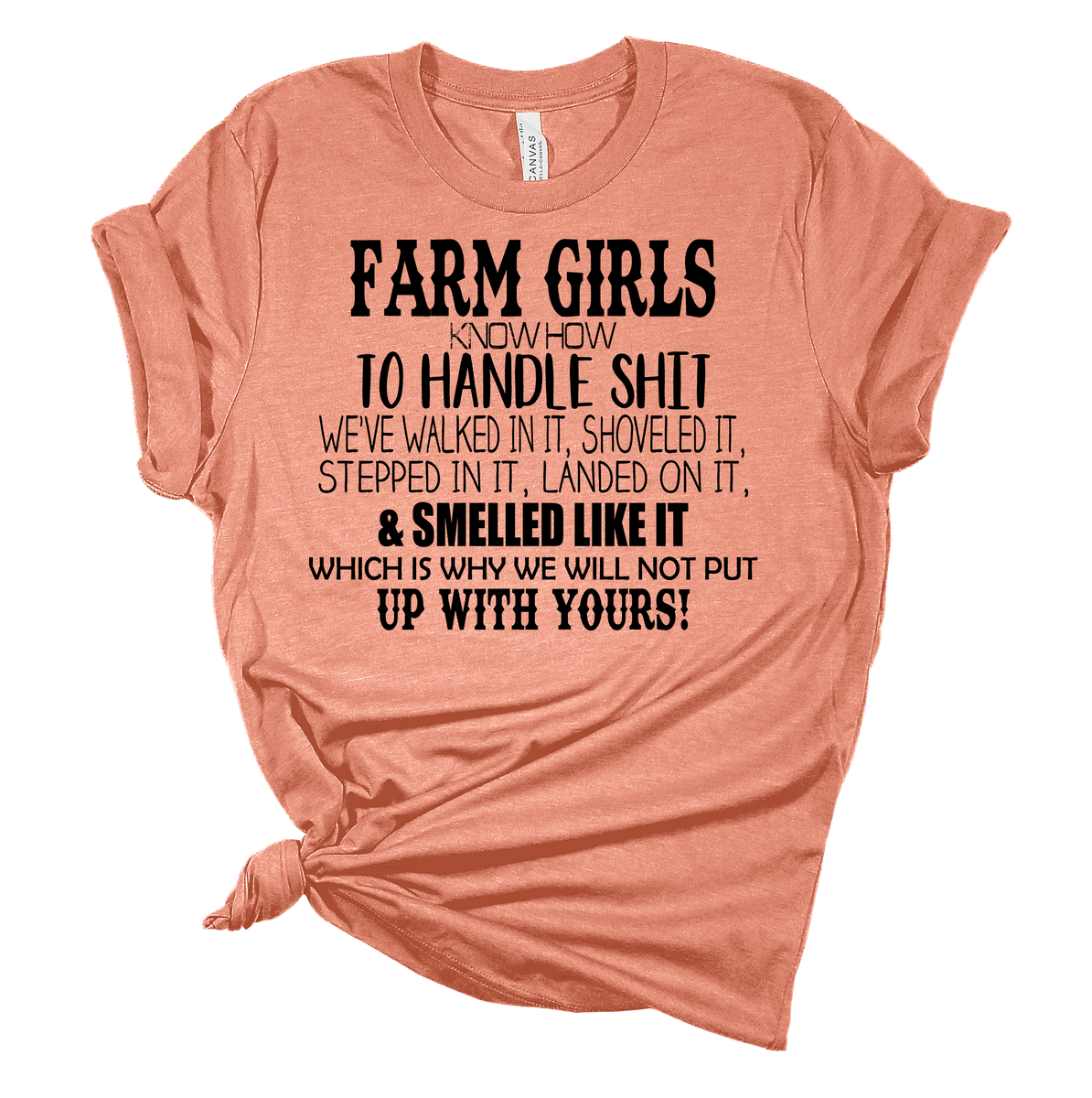 Farm Girls Know How To Handle Sht Pretty And Fabulous Boutique 8324