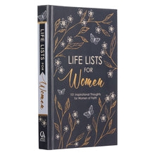 Load image into Gallery viewer, Life Lists for Women Gift Book

