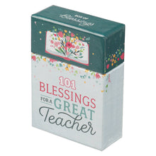 Load image into Gallery viewer, 101 Blessings for a Great Teacher Box of Blessings
