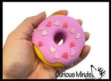 Load image into Gallery viewer, 1 Donut Doughnut Soft Doh Filled Stretch Ball with Removable
