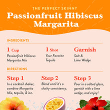 Load image into Gallery viewer, Passionfruit Hibiscus Margarita Mix - Sugar Free Mixer
