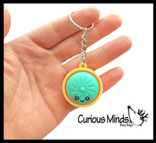 Load image into Gallery viewer, Dumpling Keychains - Cute Dumpling Steamed Bun Novelty Accessory
