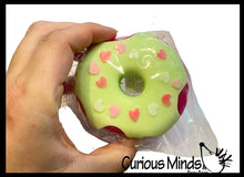 Load image into Gallery viewer, 1 Donut Doughnut Soft Doh Filled Stretch Ball with Removable
