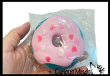 Load image into Gallery viewer, 1 Donut Doughnut Soft Doh Filled Stretch Ball with Removable
