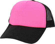 Load image into Gallery viewer, Classic Foam Front Trucker Hat: H.pink-White
