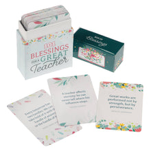 Load image into Gallery viewer, 101 Blessings for a Great Teacher Box of Blessings
