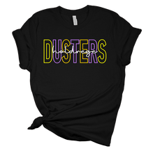 Load image into Gallery viewer, Holdrege Dusters (bold and cursive design) T-Shirt
