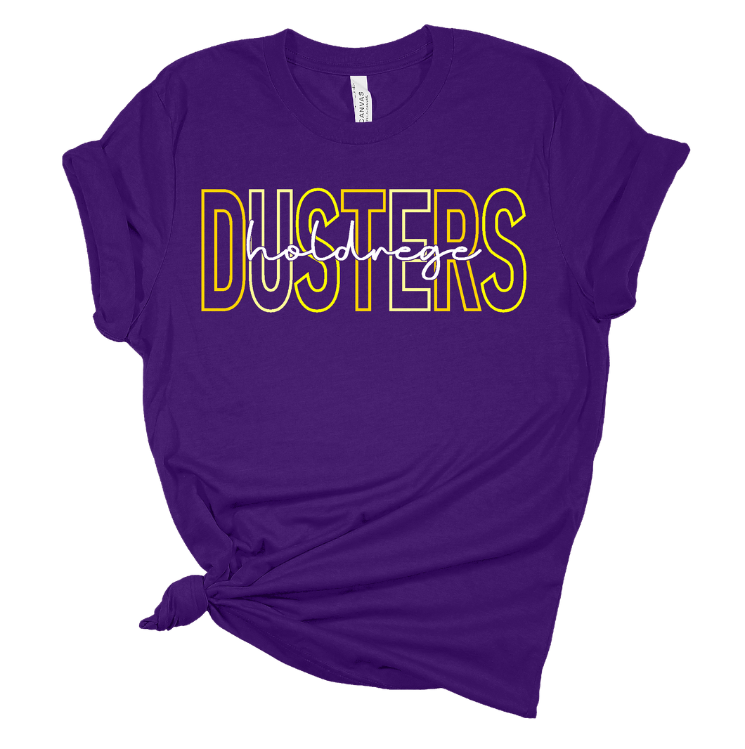 Holdrege Dusters (bold and cursive design) T-Shirt