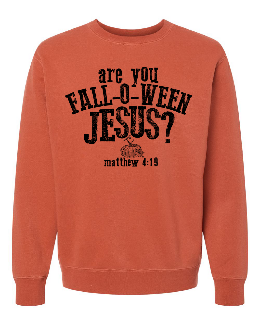 Fall-O-Ween Jesus? Crewneck Sweatshirt